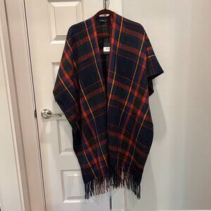 Plaid One Size Shawl